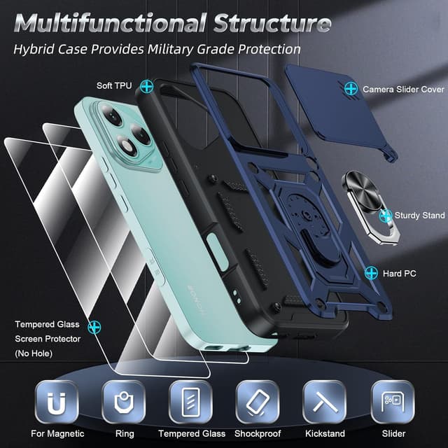 Detalle de LeYi Honor 400 Lite 5G case