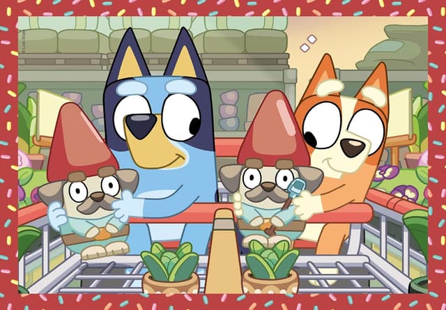 Detalle de Clementoni Bluey Puzzle 4 in 1 (21530) – Kinderpuzzles ab 3 Jahren, 4 Varianten