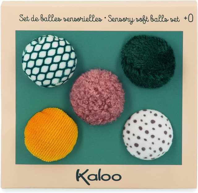 Detalle de KALOO Stimuli Mi Juego de 5 Bolas Sensoriales 5 cm