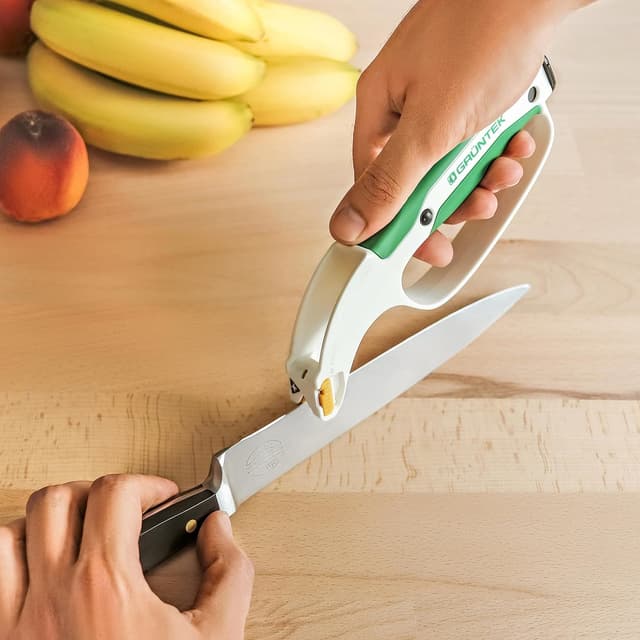 Thumbnail 5 de GRÜNTEK Affilatore Affilacoltelli con 7 cartucce