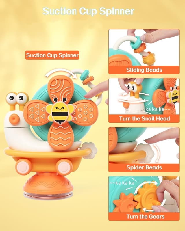 Detalle 2 de VORENUS Gioco Seggiolone Ventosa 6 mesi