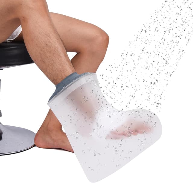Detalle de Waterproof foot cast cover for showers
