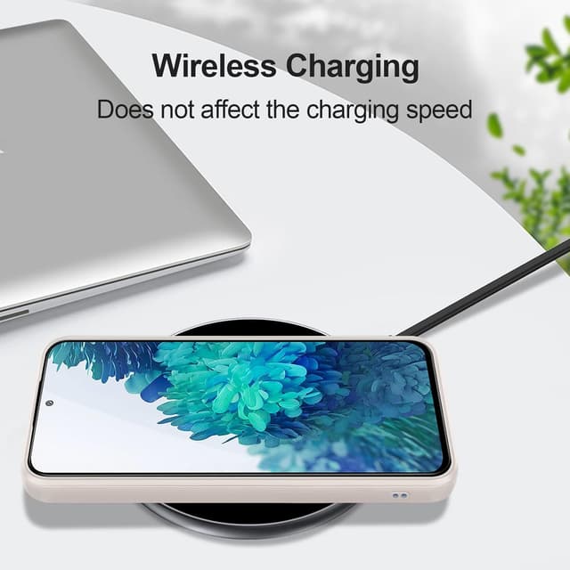 Detalle 2 de GiiYoon Hülle für Samsung Galaxy S20 FE: Liquid-Silicone Case mit Rundumschutz und weichem Mikrofaserfutter