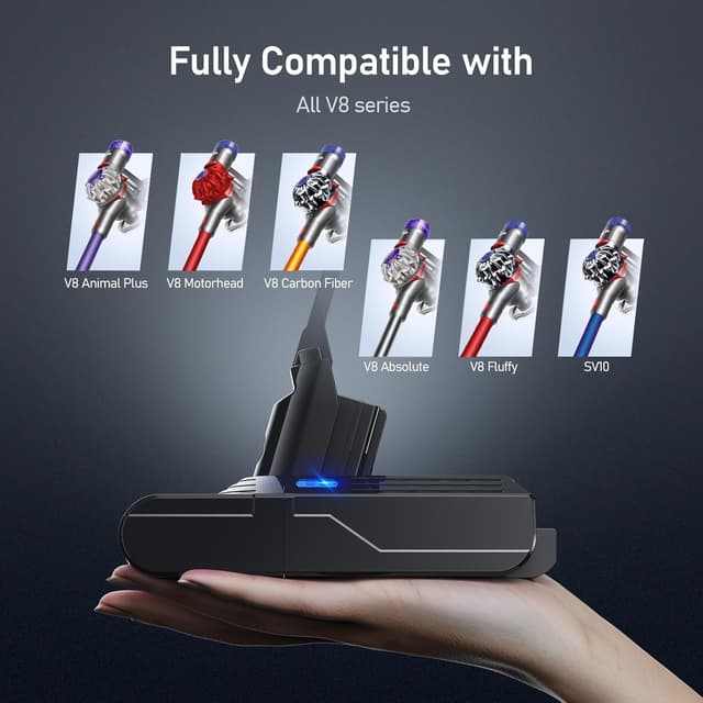 Detalle 2 de Keenstone V8 Akku 8000 mAh für Dyson V8