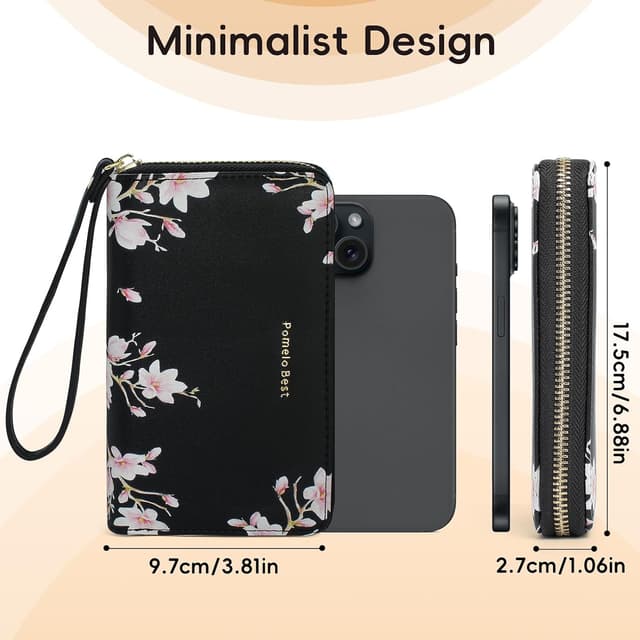 Thumbnail 4 de Pomelo Best Portafoglio Donna stampa floreale 16,5 cm