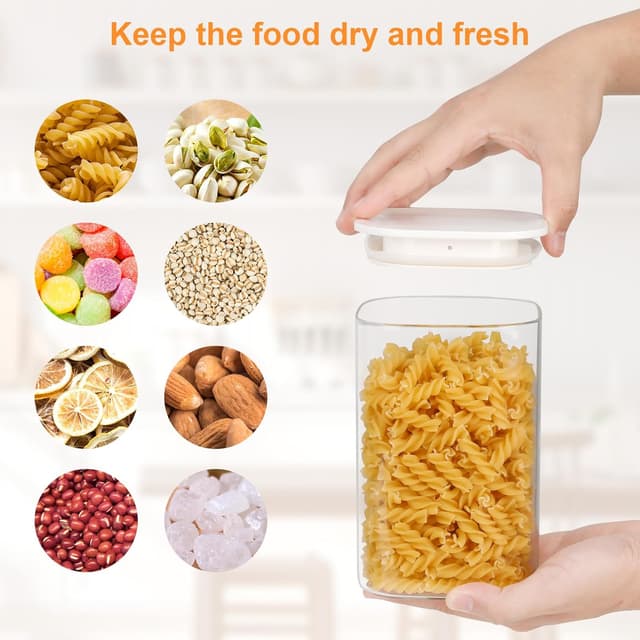 Thumbnail 6 de VINATO Barattoli Vetro con Coperchio 1100 ml