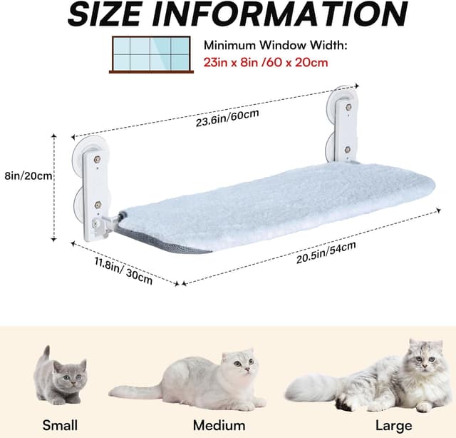 Detalle 1 de EDAGNY Cat Window Hammock 18kg perch