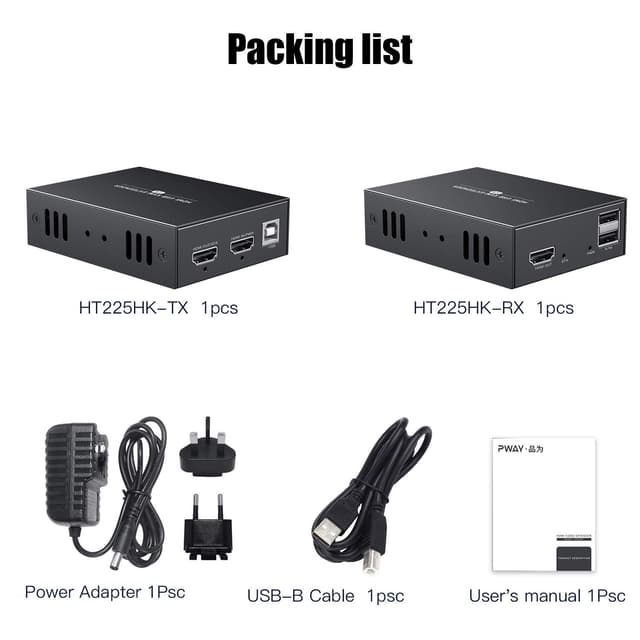 Thumbnail 6 de PWAYTEK HDMI KVM USB Extender 45m