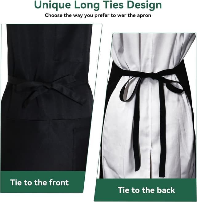 Thumbnail 3 de Nideen Chef Apron with Pockets