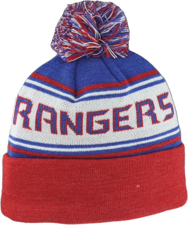 Detalle 2 de ZHATS NHL Unisex Beanie with Pom (Finish Line) – Officially Licensed Knit Hat