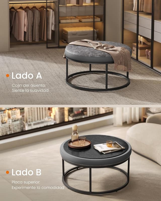 Thumbnail 4 de SONGMICS Home Luiz Mesa de centro 300 kg