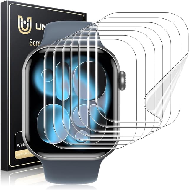 Detalle de UniqueMe Schutzfolie für Apple Watch Series 11 46mm 8er Set