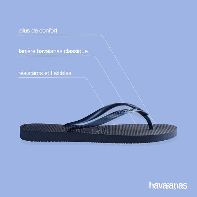 Detalle de Havaianas Slim tongs femme 100 % PVC