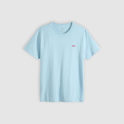 Detalle de Levi's SS Original Housemark Tee Forget-Me-Not: camiseta básica para combinar con todo