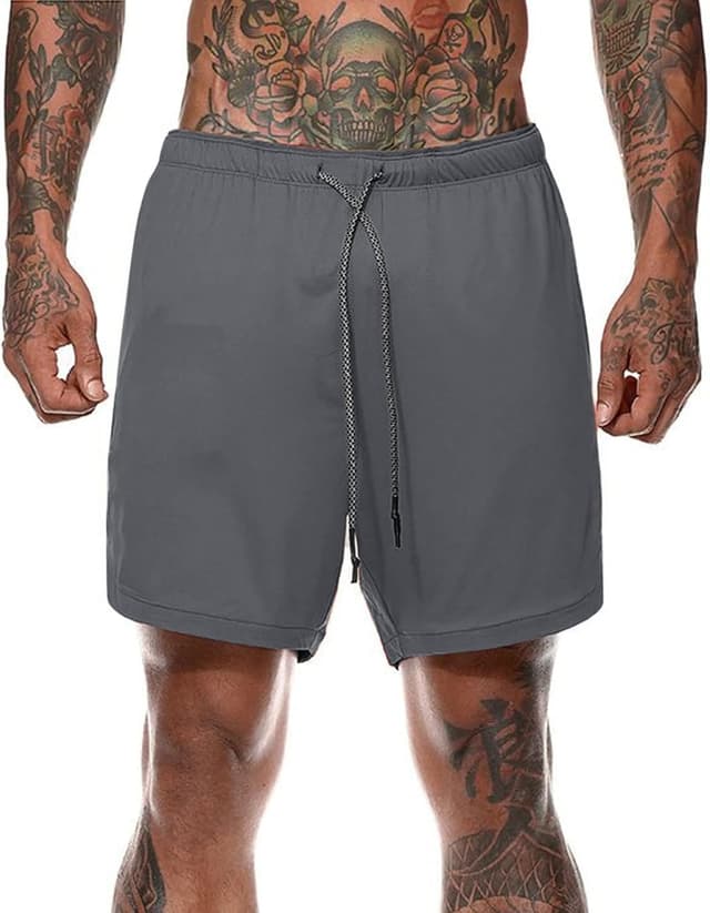 Thumbnail 1 de Aisprts Pantaloncini Palestra Uomo 2 in 1