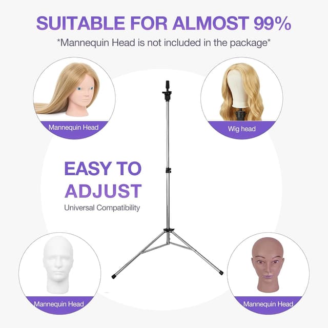 Detalle 1 de Puppenkopfständer Neverland 80 bis 133 cm