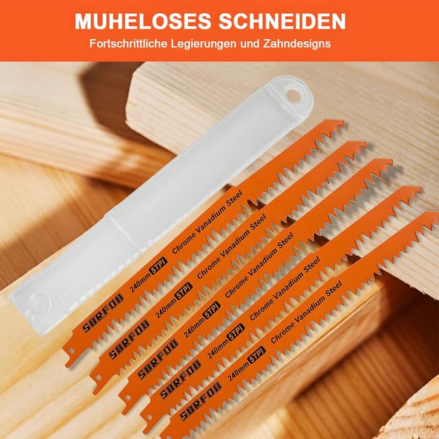 Thumbnail 2 de SURFOU Lame 240mm 5TPI per seghetti alternati 📐