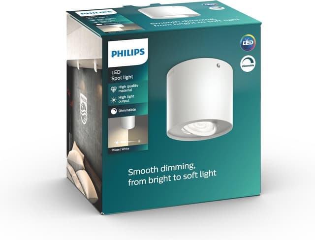 Detalle de Philips myLiving Phase Foco LED Blanco Cálido IP20