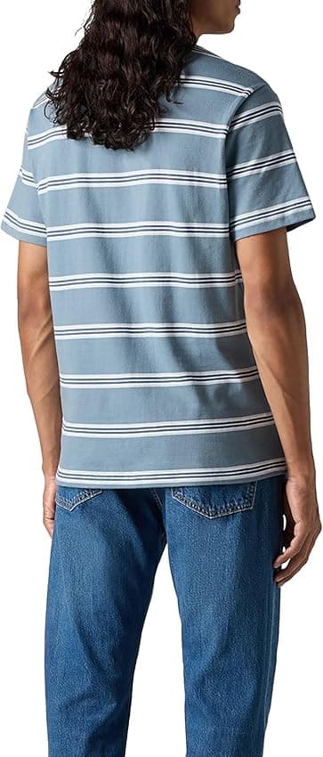 Detalle 2 de Levi's SS Original Housemark tee camiseta XS Rowan Stripe Steam B