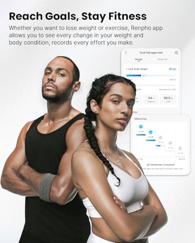 Thumbnail 7 de RENPHO Elis 1: báscula de baño digital con análisis corporal y app Bluetooth