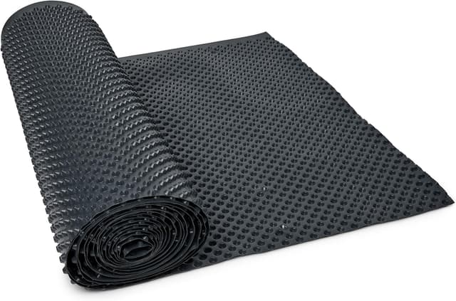 Detalle de Garronda Noppenfolie GD-0160 aus HDPE (1 m x 10 m, 400 g/m²) – Drainagebahn für Keller, Grundmauern und Hochbeet