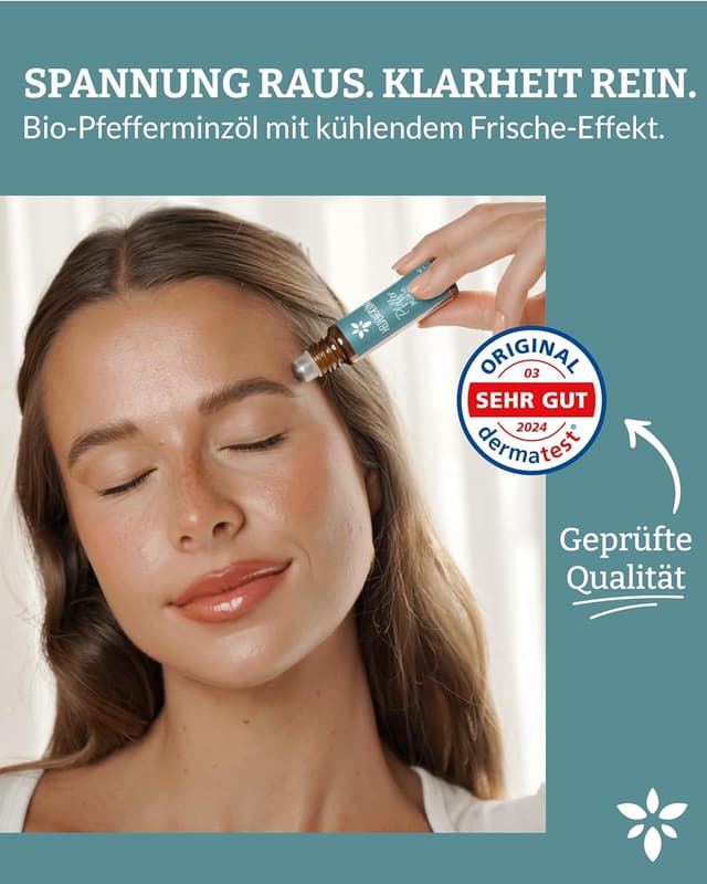 Thumbnail 1 de Heldengrün BIO Roll-On Pfefferminze Kopfklar 10 ml