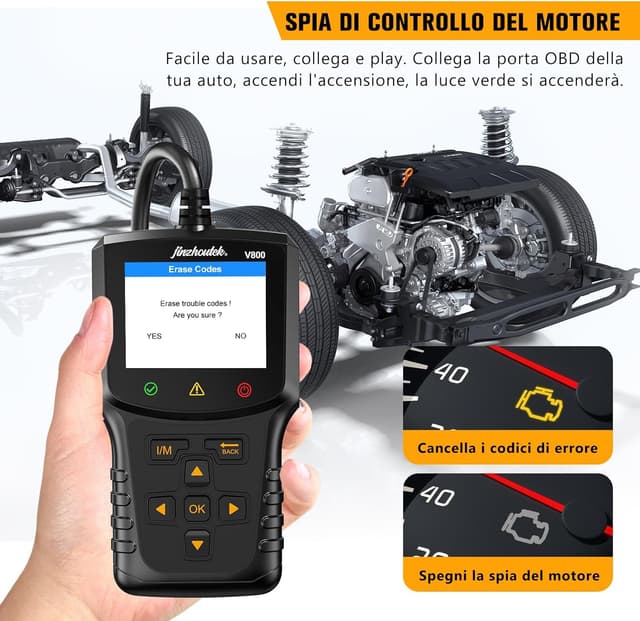 Thumbnail 6 de OBD2 Auto Diagnosi Scanner diagnostico OBD2 per auto