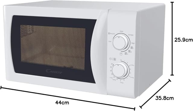 Detalle de Candy Idea CMG20SMW microonde con grill da 20 litri e 5 livelli di potenza