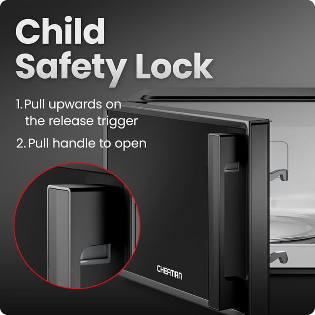 Thumbnail 6 de Chefman Microwave 0.7 Cu. Ft. ⚡