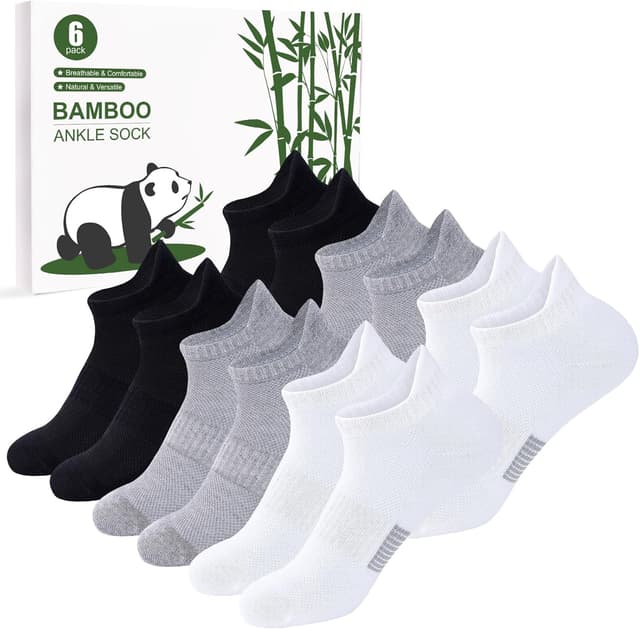 Detalle de InaWarm calcetines deportivos de bambú para mujer