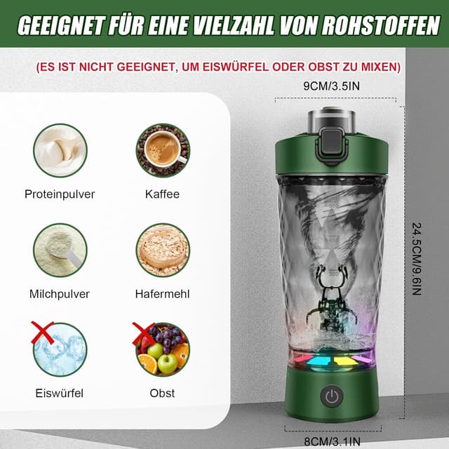 Detalle 2 de SOARFLY Elektrischer Shaker 650 ml