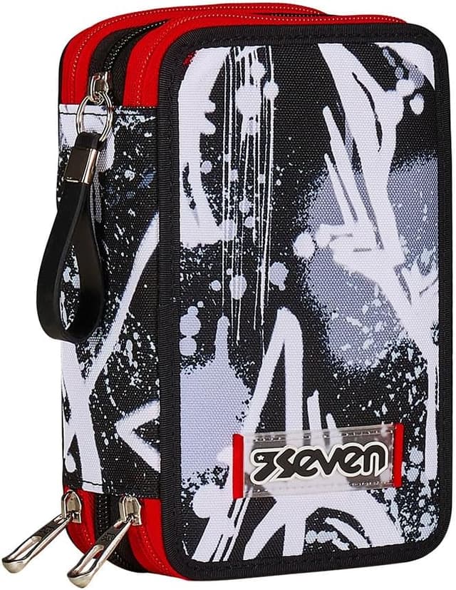 Detalle de Seven Federmäppchen 3 Fächer XXL