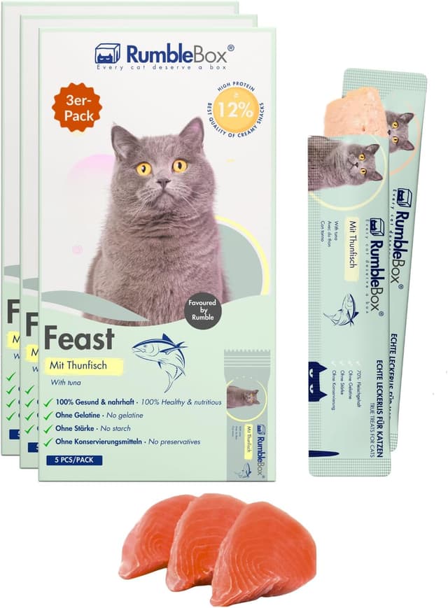 Thumbnail 6 de RumbleBox Schleckies (Ultimate Sparbox) – getreidefrei & zuckerfrei, mit 70% Fleisch und Taurin