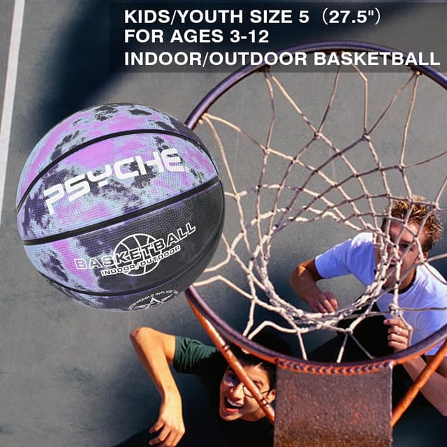 Thumbnail 3 de Wuzfully Basketball Größe 5 Indoor Outdoor