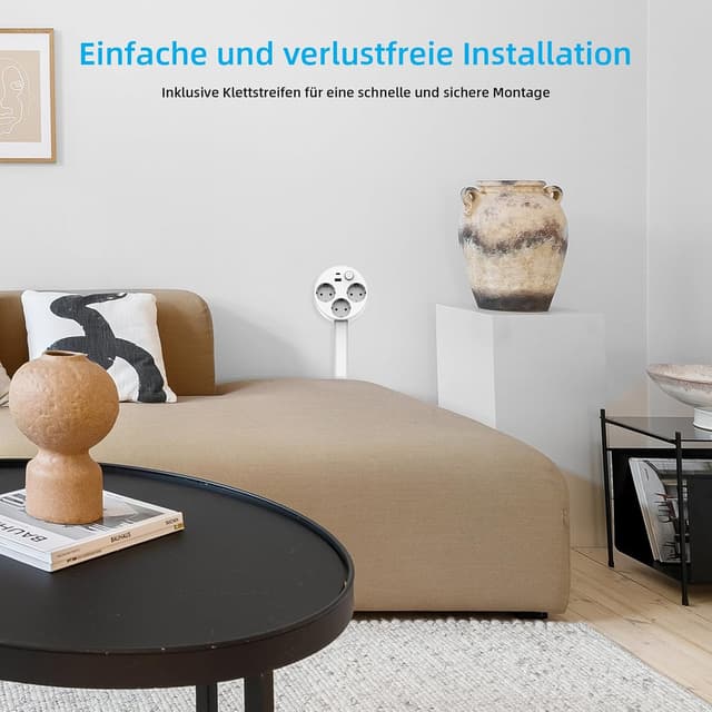 Detalle 1 de SMBLCE Steckdosenverlängerung mit USB-C