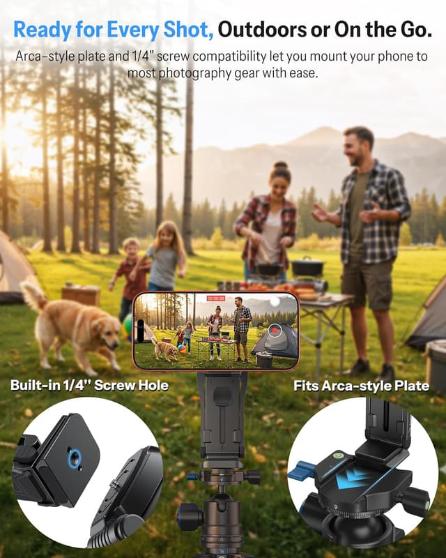 Thumbnail 3 de OMOTON TP02-Pro Magnetic Phone Holder 4.7-6.5