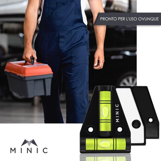 Detalle de MINIC Mini livella a bolla magnetica con base magnetica posteriore