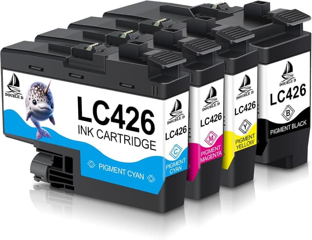 Detalle de DOUBLE D LC426 ink cartridges (LC426XL compatible) 4-pack for Brother LC426 series printers