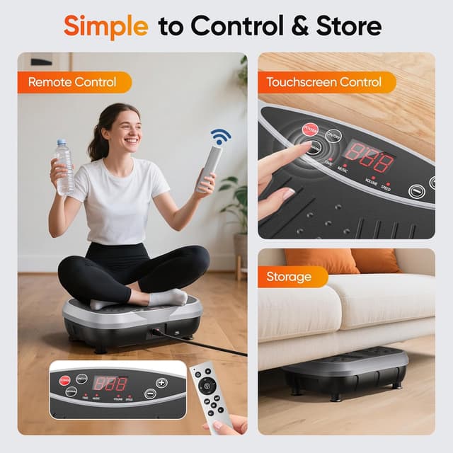 Thumbnail 2 de Kidken Vibrationsplatte Ganzkörper-Workout