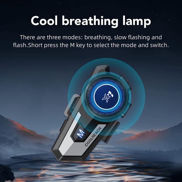 Thumbnail 4 de Motorradhelm Bluetooth Headset 90 Stunden