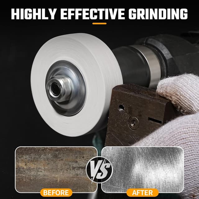 Detalle de Grinding wheel adapter 75mm for drill