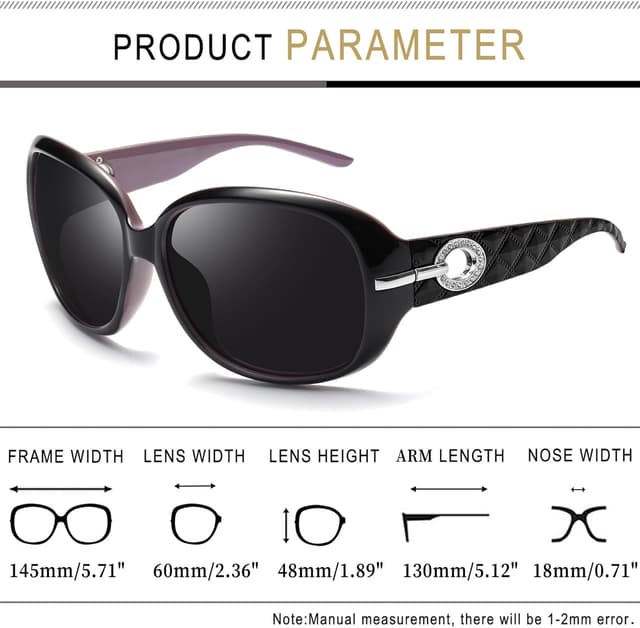 Thumbnail 3 de Joopin Occhiali da Sole Donna Polarizzati 60 mm