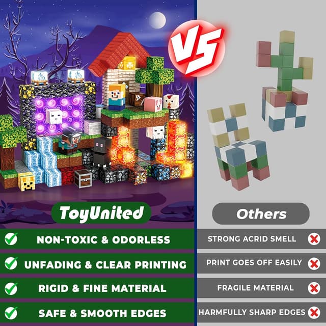 Thumbnail 3 de ToyUnited Magnetic Blocks 200PCS