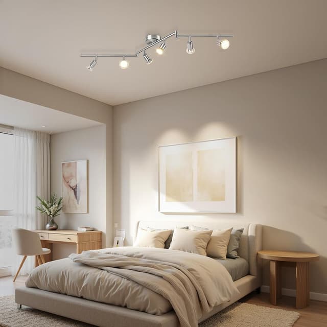 Thumbnail 5 de Ketom Deckenstrahler LED 6 Flammig Silber