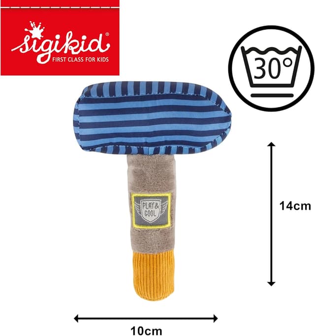 Detalle 2 de Set de 3 hochets Bébé Garçon 16 cm