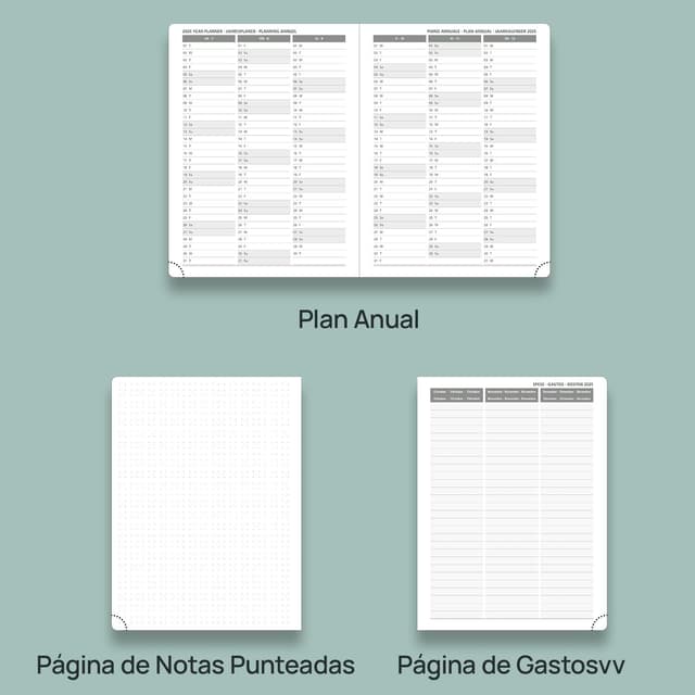 Thumbnail 4 de POPRUN Agenda 2025 2026 semanal 17 meses