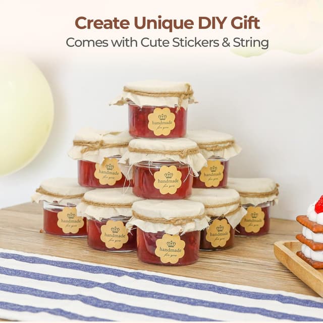 Thumbnail 5 de ComSaf Mini Mason Jars 4oz 🫙