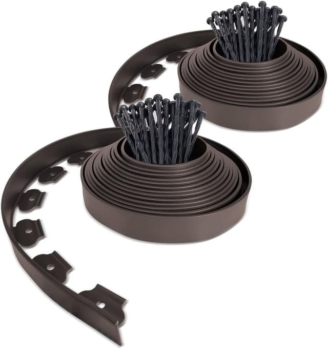 Detalle de VOUNOT Bordo Giardino Flessibile 20 m Marrone