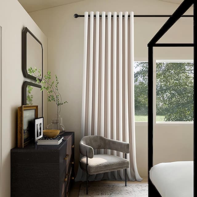 Thumbnail 4 de MRTREES Thermo Vorhang Verdunkelung Beige 300x240