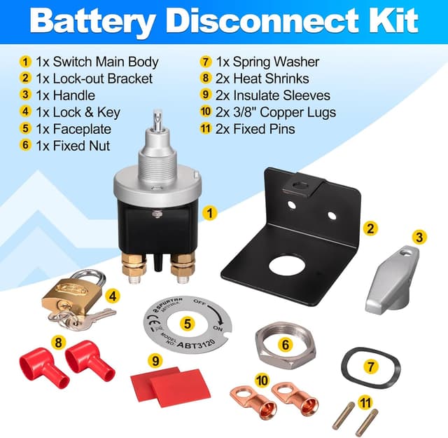 Thumbnail 6 de Spurtar interrupteur batterie 36V 500A ⚡
